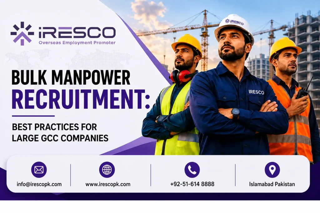 Bulk Manpower Recruitment Best Practices for Large GCC Companies