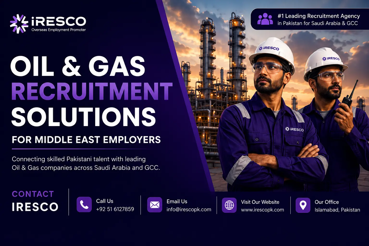 Oil & Gas Recruitment Solutions for Middle East Employers