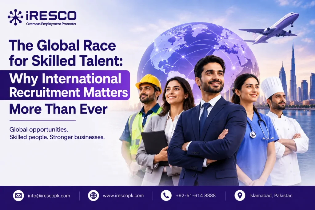 The Global Race for Skilled Talent Why International Recruitment Matters More Than Ever
