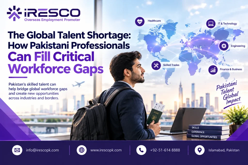 The Global Talent Shortage: How Pakistani Professionals Can Fill Critical Workforce Gaps